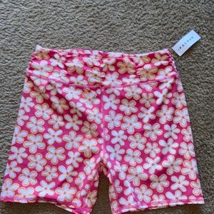 Floral bike shorts